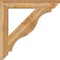 Ekena Millwork Funston Slat Rough Sawn Bracket, Western Red Cedar, 6"W x 44"D x 44"H BKT06X44X44FST06RWR - alternate 2